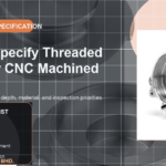 How to Specify Threaded Holes for CNC Machined Parts