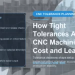 How Tight Tolerances Affect CNC Machining Cost, Lead Time, and Inspection Planning