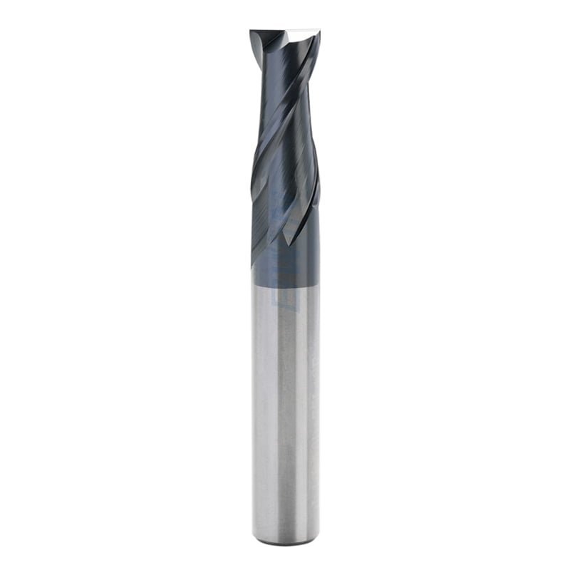 Square End mill: 10mm Dia, 25mm LOC, 10mm Shank, 75mm OAL, 2 Flute, Solid Carbide, AlTiN Coated
