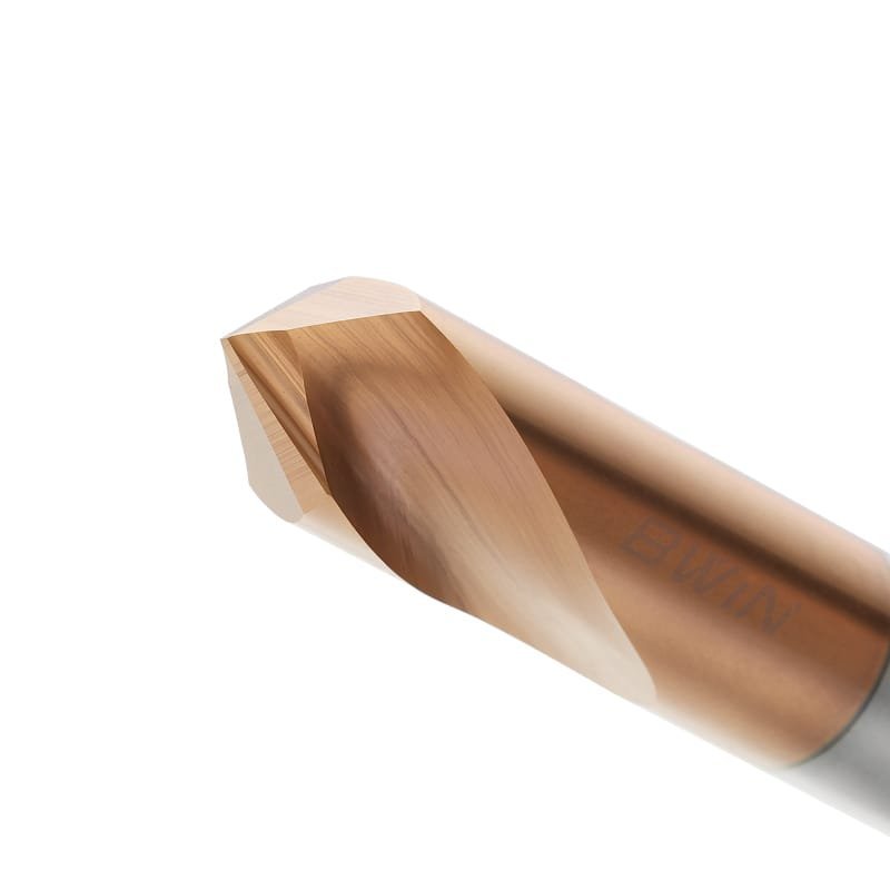 Centering Drill Spot: 12mm Dia, 24mm LOC, 12mm Shank, 75mm OAL, 2 Flute, Solid Carbide, TiSiN Coated - Gambar 2