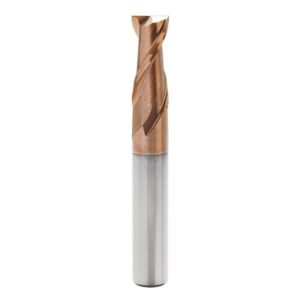 Square End mill: 8mm Cut Dia, 20mm LOC, 8mm Shank Dia, 60mm OAL, 2 Flute, Solid Carbide, TiSiN Coated