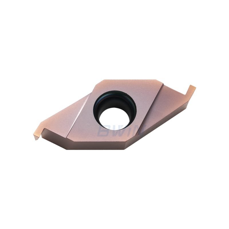 Swiss-Type Lathe Cutting Insert FC1604R | Stainless Steel