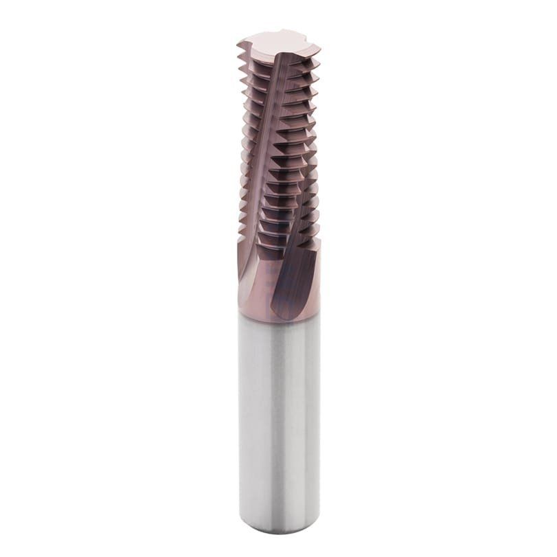 Carbide Thread Milling Cutter: M16x2,12mm Shank, 75mm OAL