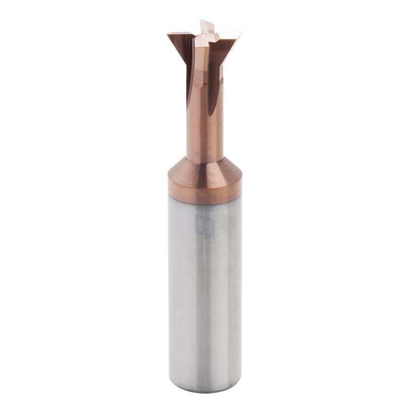 Carbide Dovetail End Mill: 60°, 12mm Shank, 60mm OAL