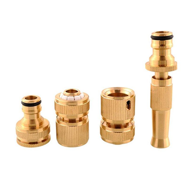 Set penyambung hos taman dan muncung semburan gangsa