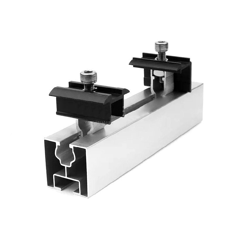 Solar Panel Mounting Clamp, view 4 — CNC machined part by Gran Industries