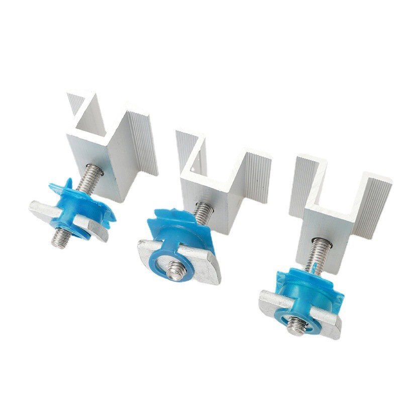 Solar Panel Mounting Clamp, view 2 — CNC machined part by Gran Industries