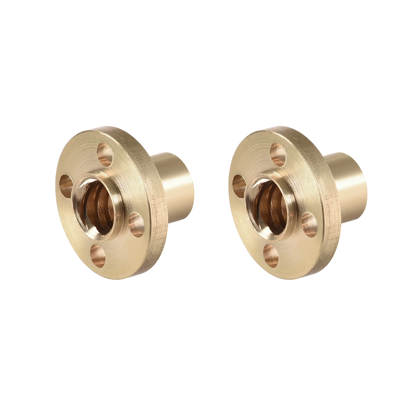 Flange Trapezoidal T8 Screw Brass Nut — изображение 2