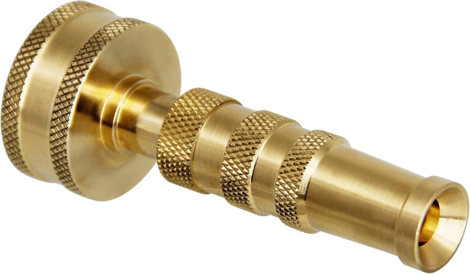 Precision Machined Brass Nozzle / Connector - Imej 2